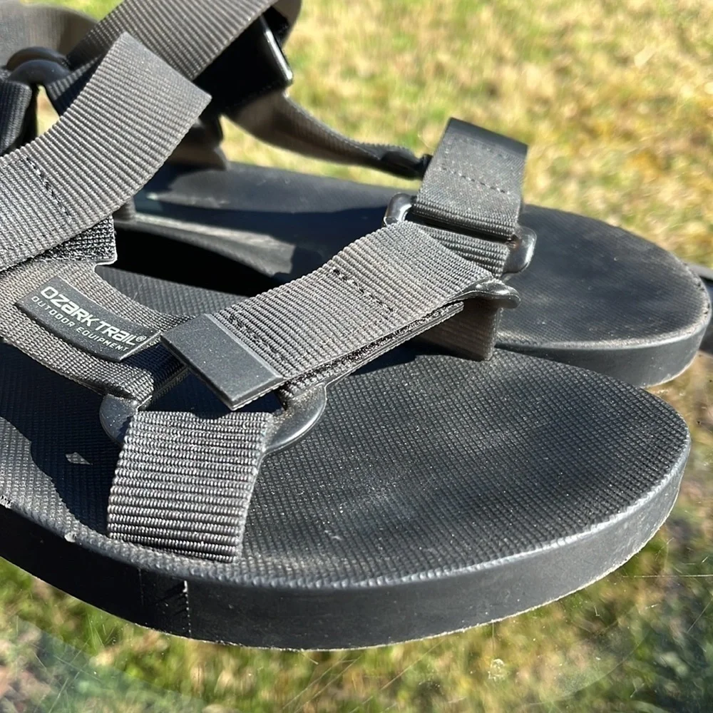 Ozark Trail Grendene Men's Adventure Adjustable Ankle Strap Sandals